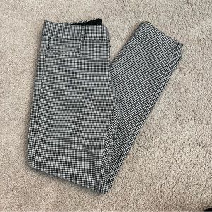 Banana Republic Houndstooth Sloan Slacks Size 0 - image 1